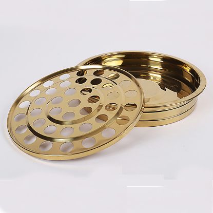 Picture of Communion Cup Tray Ss Gold