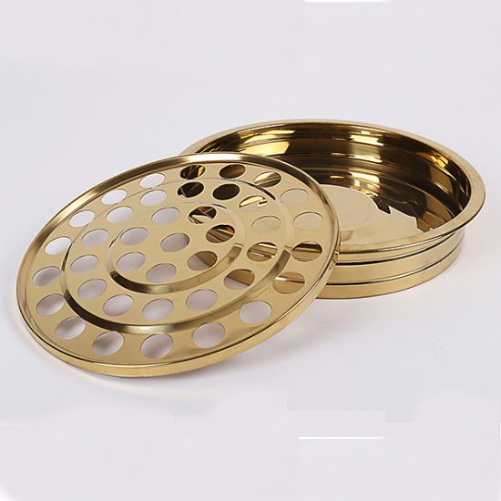 Picture of Communion Cup Tray Ss Gold