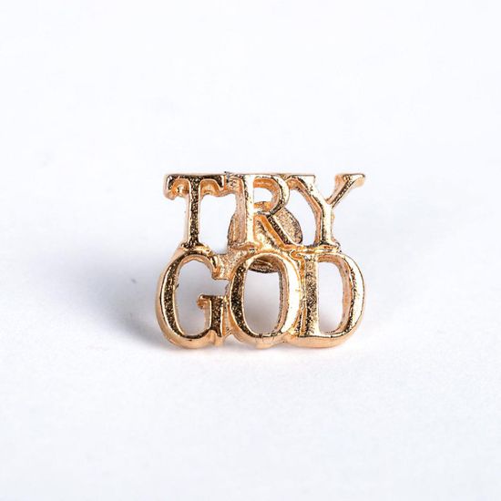 Picture of Lapel Pin Try God Gold PK6