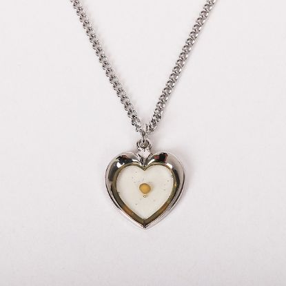 Picture of Necklace Mustard Seed Heart Sterling Silver 18"