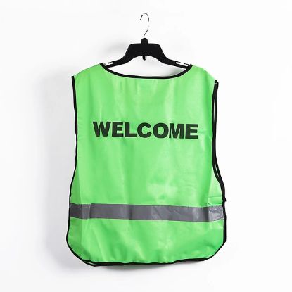 Picture of Safety Vest Welcome Green XL