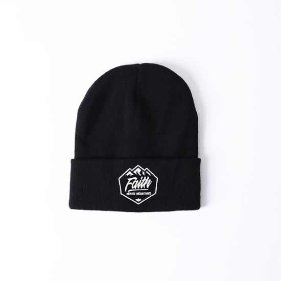 Picture of Beanie Black Faith Moves Mountains