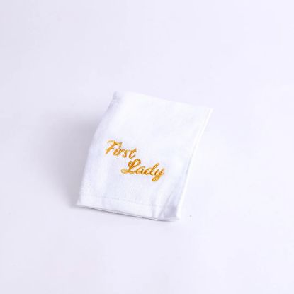 Picture of Pastor Towel First Lady White Cotton