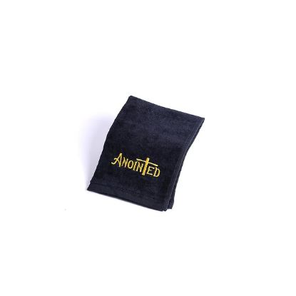Picture of Pastor Towel Anointed Black Cotton