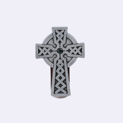 Picture of Visor Clip Celtic Cross W/ Stone PK4