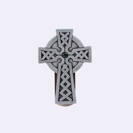 Picture of Visor Clip Celtic Cross W/ Stone PK4