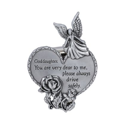 Picture of Visor Clip Heart Goddaughter PK4