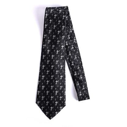 Picture of Tie Polyester Floating Crosses