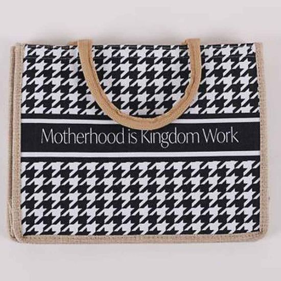 Picture of Tote Canvas Motherhood Is Kingdom Work