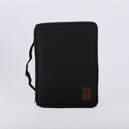 Picture of Bible Cover Canvas Cross Patch Extra Large