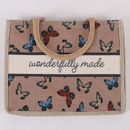 Picture of Tote Canvas Wonderfully Made Butterflies