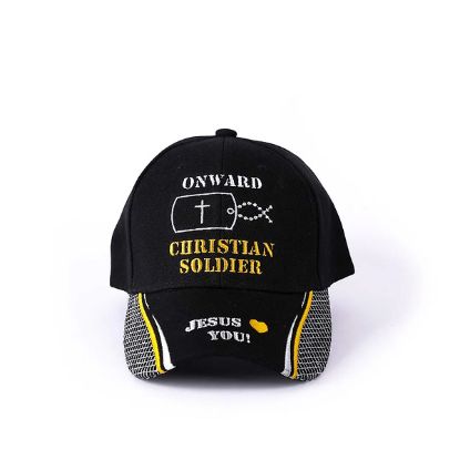 Picture of Cap Onward Christian Soldier Dog Tag Black