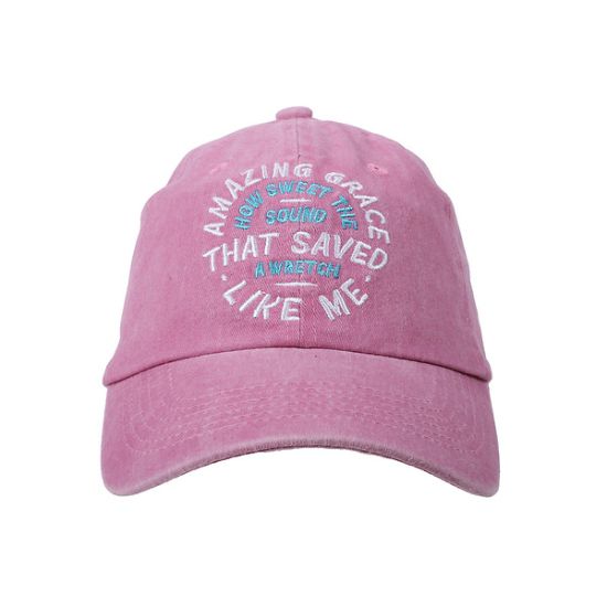 Picture of Cap Amazing Grace Prewashed Pink
