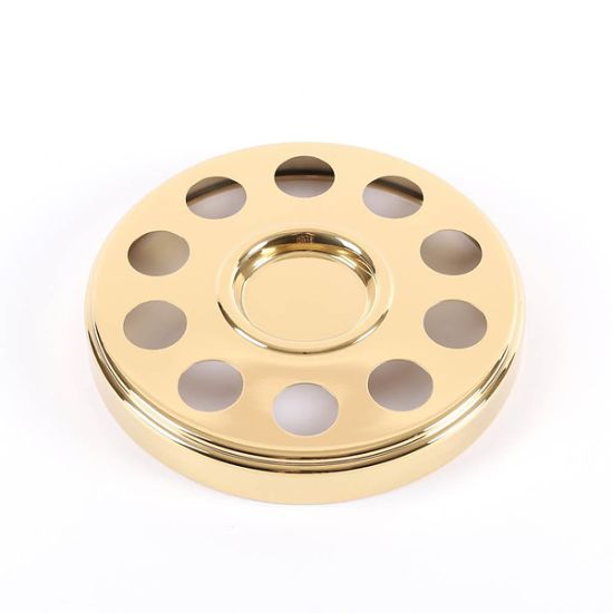 Picture of Deluxe Communion Mini Bread Plate Tray & Bread Disc Gold