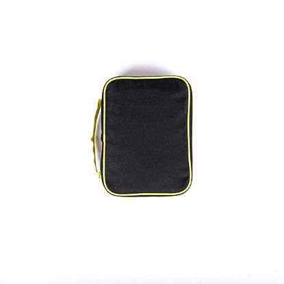 Picture of Bible Cover Canvas Colorful Black/Yellow Medium