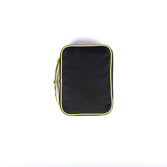 Picture of Bible Cover Canvas Colorful Black/Yellow Medium
