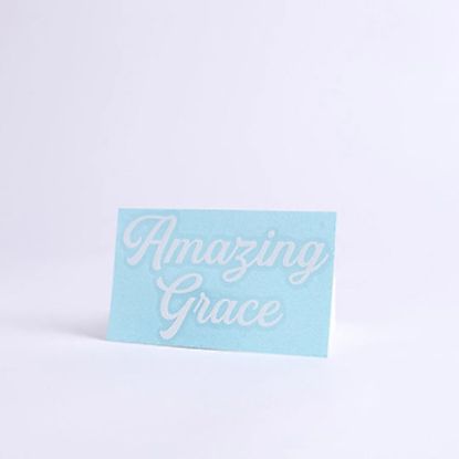 Picture of Decal Vinyl Amazing Grace
