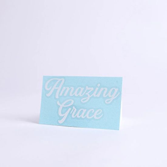 Picture of Decal Vinyl Amazing Grace