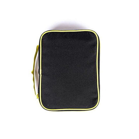 Picture of Bible Cover Canvas Colorful Black/Yellow Large