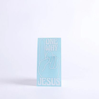 Picture of Decal Vinyl One Way Jesus