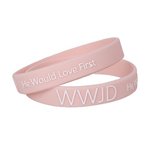 Picture of Bracelet Silicone WWJD He Would Blush PK12