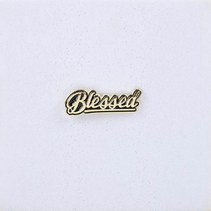 Picture of Lapel Pin Blessed Gold PK3