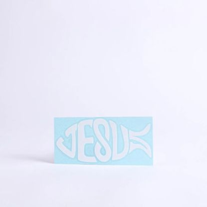 Picture of Auto Vinyl Decal Jesus Fish 6 X 6