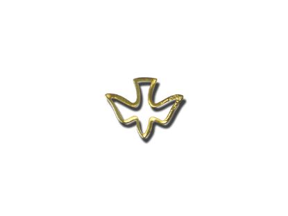 Picture of Lapel Pin Open Dove Gold PK6