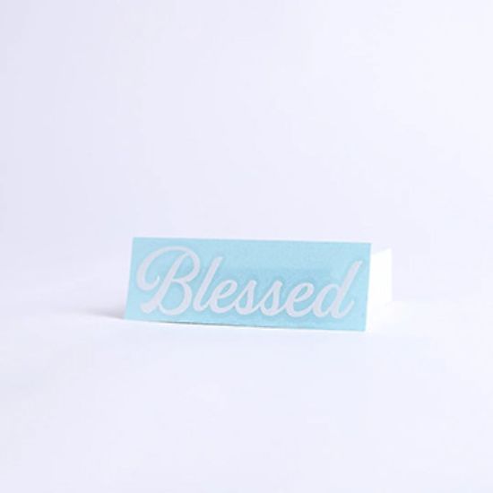 Picture of Decal Vinyl Blessed