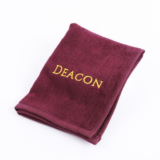 Picture of Pastor Towel Deacon Burgundy Cotton