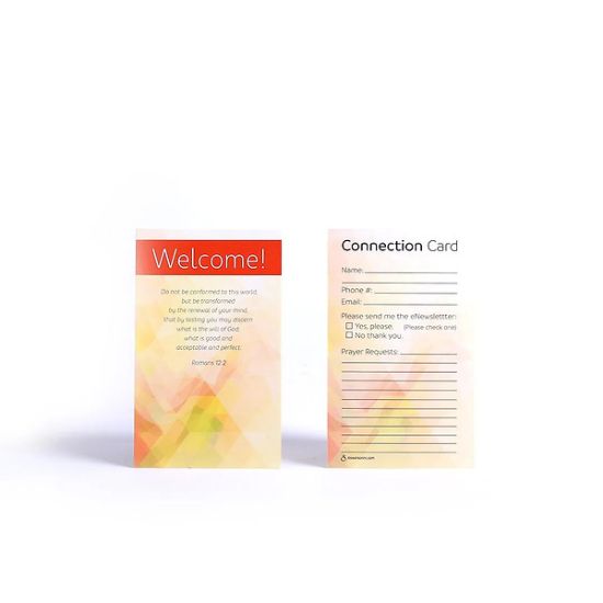 Picture of Connection Card Romans 12:2 50CT