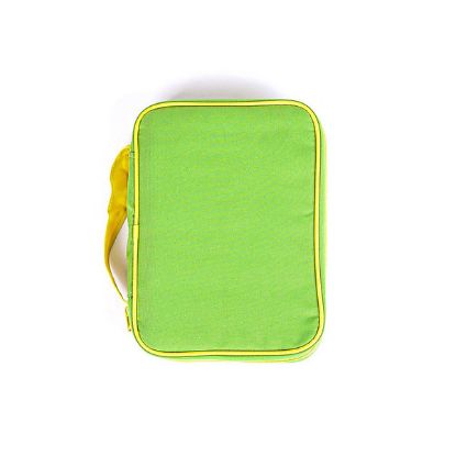 Picture of Bible Cover Canvas Colorful Green/Yellow Large