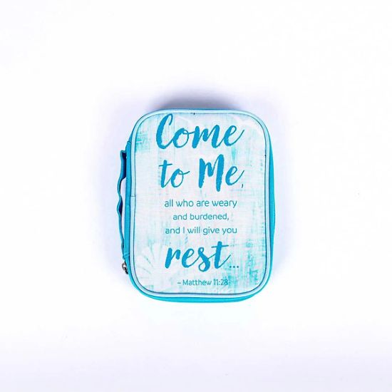 Picture of Bible Cover Canvas Come to Me Medium