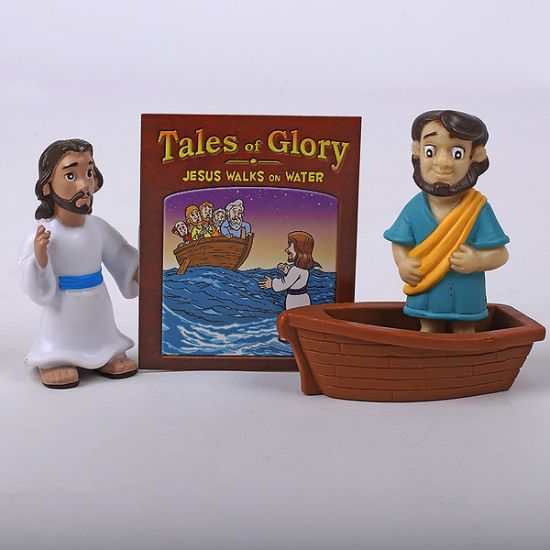 Picture of Toy Figurine Jesus Walks on Water