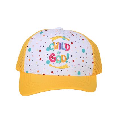 Picture of Cap Child of God Yellow / White Kids