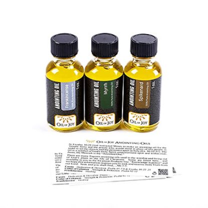Picture of Anointing Oil Assortment 1 OZ 3PC (Myrrh, Spikenard, Frankincense)