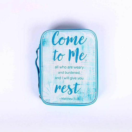 Picture of Bible Cover Canvas Come to Me Large