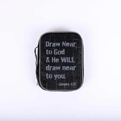 Picture of Bible Cover Canvas Draw Near to God Medium