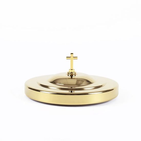 Picture of Deluxe Communion Cup Tray Cover Gold