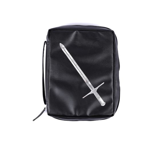 Picture of Bible Cover Imitation Leather Sword of the Spirit Blk Large