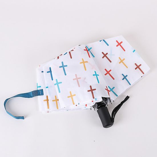 Picture of Umbrella Compact Colorful Crosses