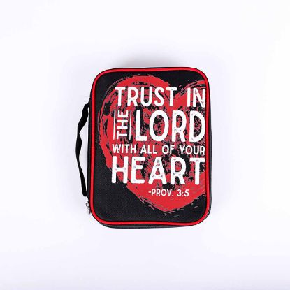 Picture of Bible Cover Canvas Trust in the Lord Large