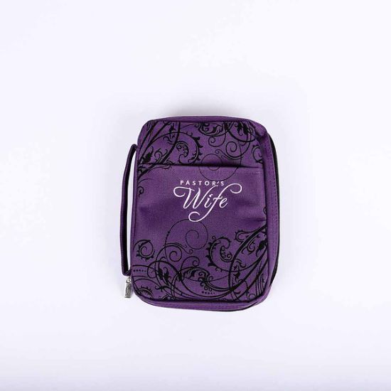 Picture of Bible Cover Canvas Pastor's Wife Medium