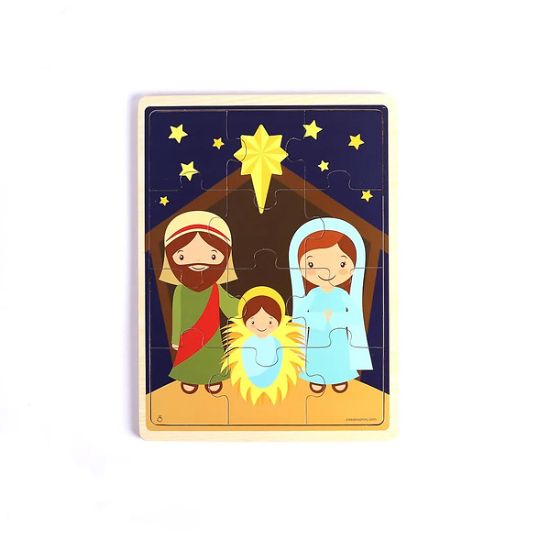 Picture of Puzzle Wood Jigsaw Nativity