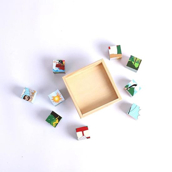 Picture of Puzzle Wood 6 Block Bible