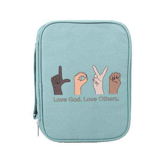 Picture of Bible Cover Canvas Love God Love Others Extra Large