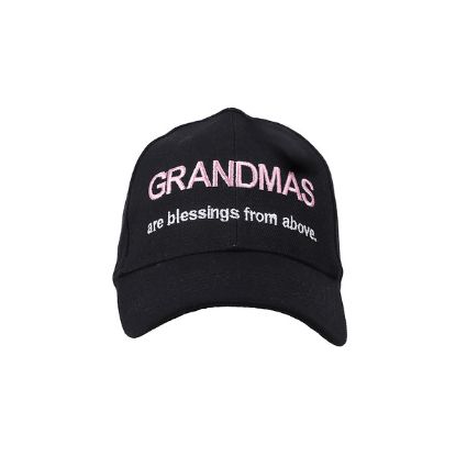 Picture of Cap Grandmas Are Blessings from Above Black