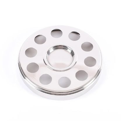 Picture of Deluxe Communion Mini Bread Plate Tray & Bread Disc Silver
