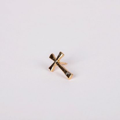 Picture of Lapel Pin Flared Cross Gold PK6