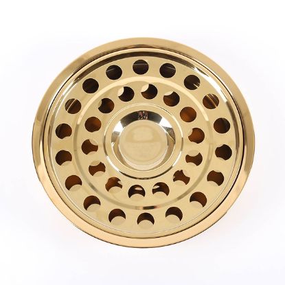 Picture of Deluxe Communion Cup Tray & Bread Disc Gold